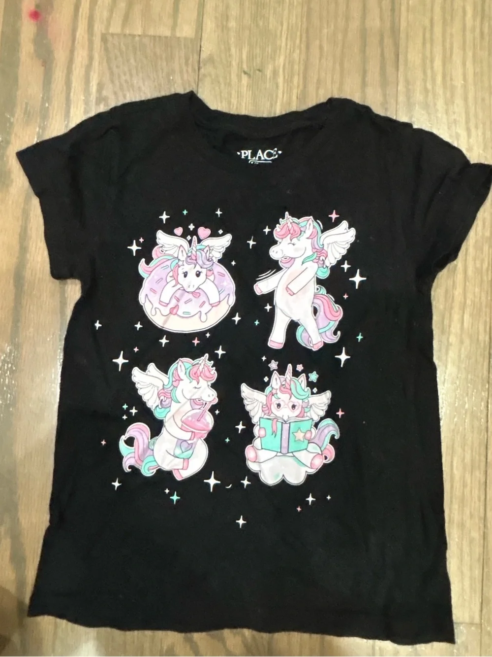 Girls The Children’s Place Unicorn Shirt Size S 5/6